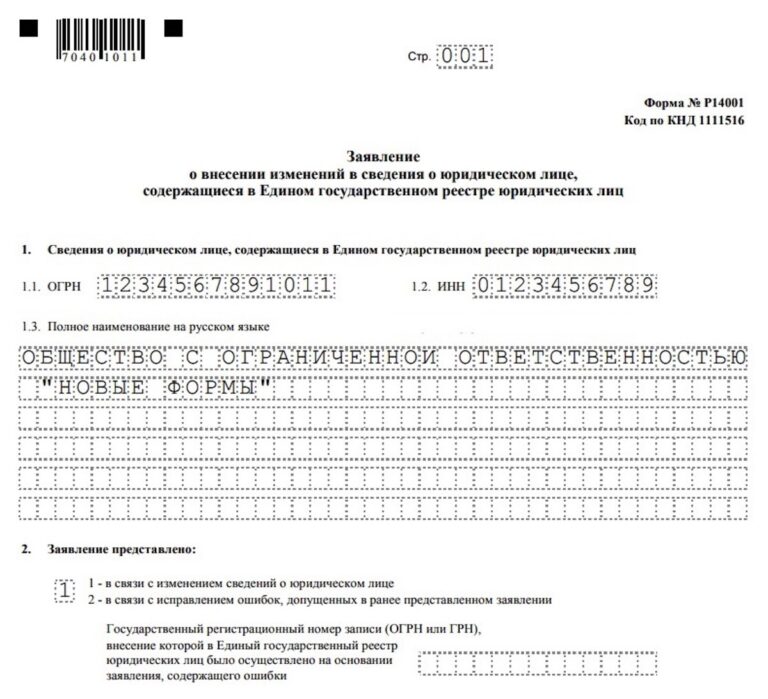 Решение о внесении дополнительных кодов оквэд образец